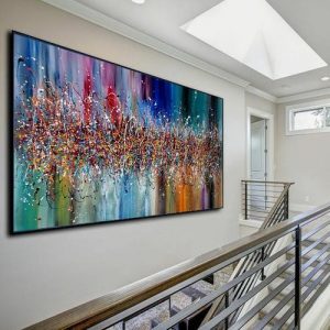 Wall Art With Frame(lovelycolor Abstract Artwork) discountshub