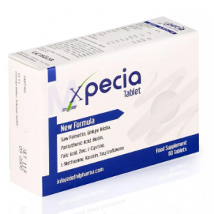 Xpecia FOR MEN 750mg X 60 TABLET FOR HAIR LOSS TREATMENTS Perfect Support for Your Hair Hair Care Herbal Food Supplement discountshub