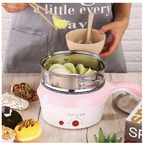18Cm Double-Layer Stainless Steel Mini Electric Pot Pan Cooker Cooking Fry Stew 4.8 out of 5 discountshub