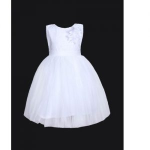 Baby Girls Princes Dress - White discountshub