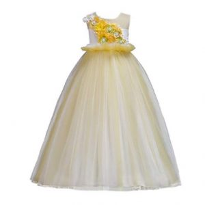 Flower Girls' Tulle Ball Gown discountshub