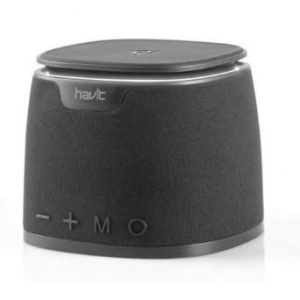 Havit M1 Wireless Qi Charging Bluetooth Speaker Mini Heavy Bass Stereo Tf Card Handsfree Speaker discountshub