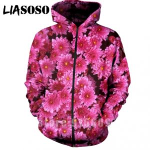 Hoodie 3D Print Rose Men Flower Petal Women Cartoon Streetwear Harajuku Sweatshirt Jacket Zipper Anime Long Sleeve Hoodies A271 discountshub