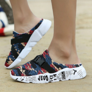 Large Size Men Slippers High Quality Summer Breathable Outdoor Mens Half Slippers Camo Fashion Trend Shoes Sport Sandals Male discountshub
