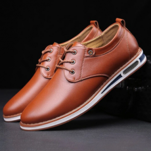 Men Pure Color Microfiber Leather Non Slip Casual Shoes discountshub