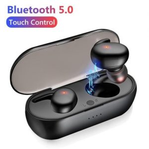 Y30 T W SFingerprint Touch Bluetooth 5.0 Earphones Wireless Stereo Headphones discountshub