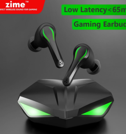 Zime Winner Gaming Earbuds 65ms Low Latency TWS Bluetooth Earphone with Mic Bass Audio Sound Positioning PUBG Wireless Headset discountshub