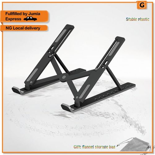 ABS Laptop Stand Desktop Bracket Can Be Folded Up And Down To Receive Portable Radiator discountshub
