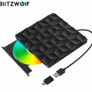 BlitzWolf BW-VD1 USB3.0 Type-C External Burner DVD Player Optical Drive 5Gbps Fast Transmission for Macbook PC Laptop Desktop discountshub