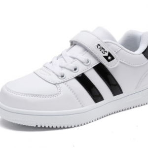 Boys Non-slip Fashion Sneakers Children Casual Shoes Boys Child Flats Kids Shoes Rubber Girls Students Unisex Walking Shoe White discountshub