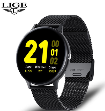 LIGE 2021 Bluetooth Answer Call Smart Watch Men Full Touch Dial Call Fitness Tracker IP67 Waterproof 4G ROM Smartwatch for women discountshub