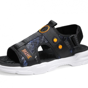 Men Casual Printing Pattern Light Weight Opened Toe Hook Loop Sport Sandals discountshub