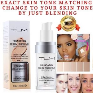 TLM Color Changing Liquid Foundation - Change To Skin Tone discountshub
