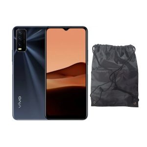 Vivo Y20 Obsidian Black - 4gb Ram, 64gb Rom + drawstring bag discountshub