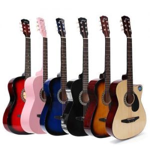 Acoustic Box Guitar With Bag, And Pick 38" discountshub