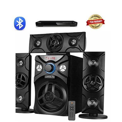 POWERFUL HOME THEATRE SYSTEM WITH BLUETOOTH + DVD PLAYER discountshub