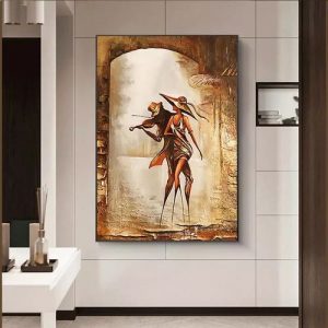 Romantic Couple Art With Frame discountshub