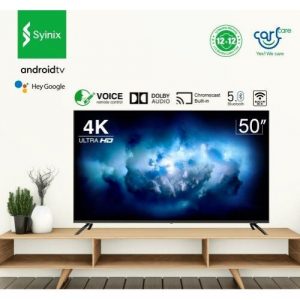 Syinix 50" LED Ultra HD Android 4K Version TV discountshub