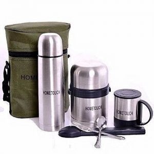 Universal Stainless Steel Food Flasks 5 In 1 Set discountshub
