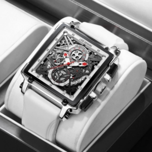 2021 New Men Watches LIGE Top Brand Luxury Waterproof Quartz Square Watch For Men Date Sport Hollow Clock Male Relogio Masculino discountshub