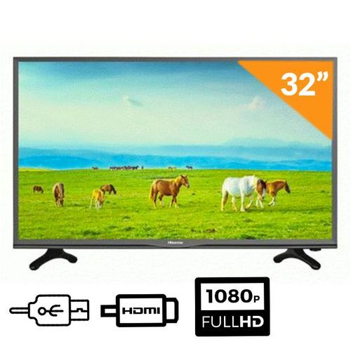 Hisense 32 Inch LED HD TV & Wall Bracket (1 Year Warranty) discountshub