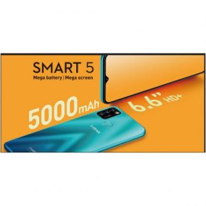 Infinix SMART 5 32GB 2GB RAM, 5000mAh Battery 6.6 Inches Display 8 MP+8 MP DUAL Camera Dual Sim - Quetzal Cyan discountshub