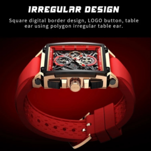 LIGE 2021 Men Watch Top Brand Luxury Waterproof Quartz Square Wrist Watches for Men Date Sports Silicone Clock Male Montre Homme discountshub