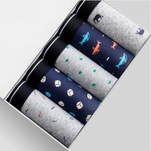Men's Boxer Underwear Men Cotton Boxers Homme Brand Mens Underpants Male Panties Breathbale U Convex Pouch Printed Shorts L-3XL discountshub