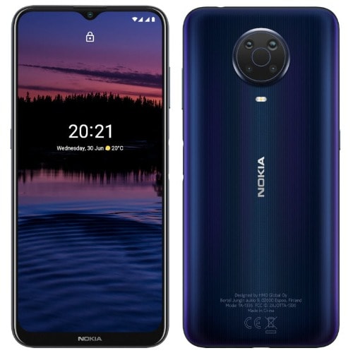 Nokia G20 - 6.52" - 128GB ROM - 4GB RAM - Dual Sim - 4g Lte - 48mp - Fingerprint - 5050mAh - Blue discountshub