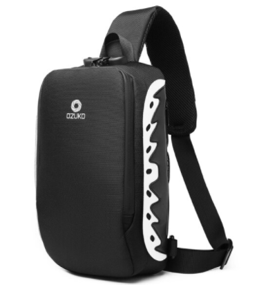 OZUKO New Men Shoulder Bag Anti-theft Crossbody Bag Splashproof Male Messenger Bags Fashion Reflective Sling Bag for Teenagers discountshub