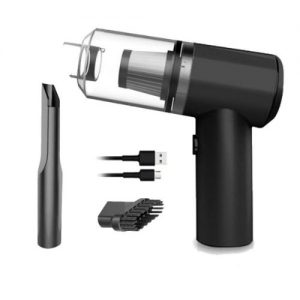 Omo Portable 2 In 1 Vacuum Cleaner For Home & Car With Led Light discountshub