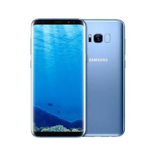 Samsung Galaxy S8 5.8-Inch QHD (4GB,64GB ROM) 12MP + 8MP 4G LTE Smartphone ( 2 Sim ) DUAL Sim - Blue discountshub
