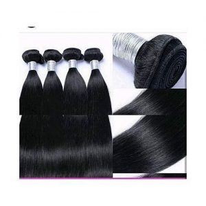 Straight Silky Lutrous Hair + Closure- Bundles For Full Head discountshub