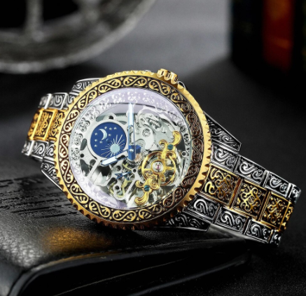 Winner Best Gold Watches 2021 WINNER Man Tourbillon Watch Gold