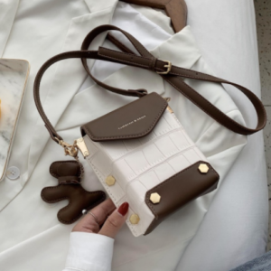 с доставкой Contrasting design Mini Chain PU Leather Crossbody Bags Women 2020 Branded Shoulder Handbags Female Travel Handbag discountshub