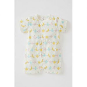 Defacto BabyGirl Ecru Regular Fit Overalls discountshub