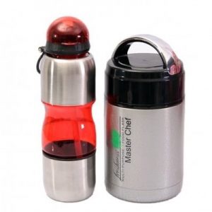 Master Chef Food Flask & Water Bottle discountshub