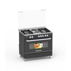 Polystar 4 Gas Burners + 2 Hotplates Gas Cooker & Grill - Pvnd-bl950g2 discountshub