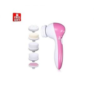 5 In 1 Electric Facial Cleansing Brush + Free Battery Gift discountshub