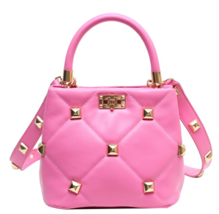 Fashion Rivet Shoulder Bag 2021 New Trend Women's Handbag High-quality Wild Crossbody Bags Purse Luxury Brand Female Phone Pack discountshub