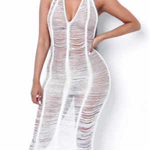 Female Beach Swimsuit And Bikini For The Women 2021 Bathroom Outlet Cover Up Sexy Clothing Hollow Out Perspective Knitted Tight discountshub