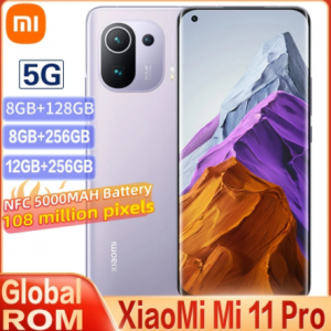 Global ROM Xiaomi Mi 11 Pro 5G NFC 128GB/256GB Snapdragon 888 50MP Camera 120HZ AMOLED Curved Screen 67W Fast Charge Smartphone discountshub