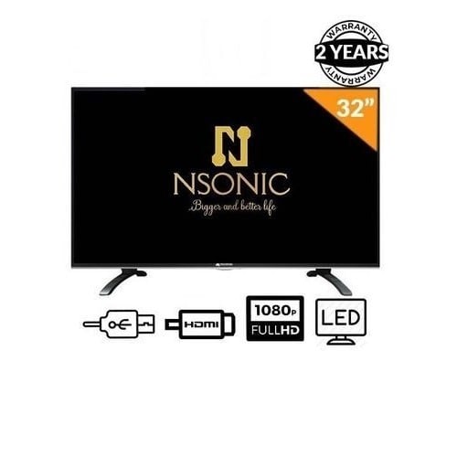 Nsonic 32" Led Hd TV - Black discountshub