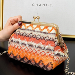 Nylon Casual Ethic Style Pattern Tassel Decoration Crossbody Bag discountshub