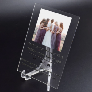 Private Custom Photo Frame Acrylic Personalized Design Music Album Cover Desktop Decoration for Wedding Valentine's Day Birthday discountshub