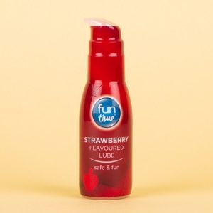 Strawberry Flavoured Sex Lube 75ml discountshub