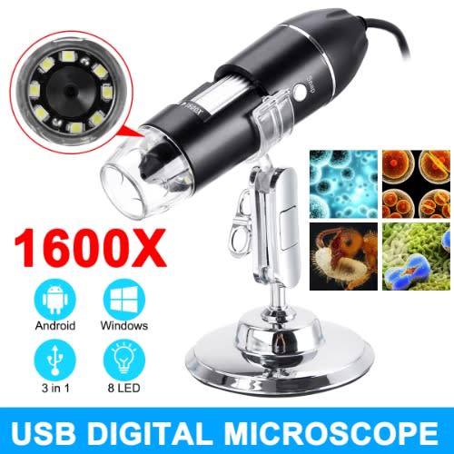 USB Mini Digital Microscope Endoscope Camera with 8 Bright LED discountshub