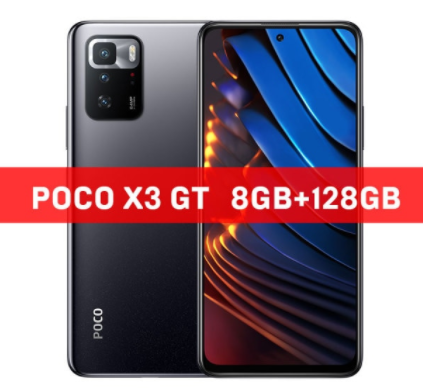 [World Premiere] POCO X3 GT 5G 8GB 128GB/256GB NFC Global Version MTK 1100 67W 6.6'' 120Hz 5000mAh 64MP Triple Camera Smartphone discountshub