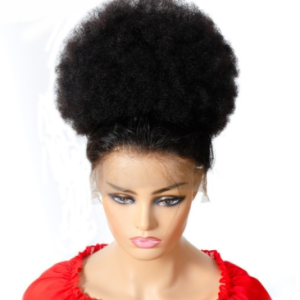 10inch Afro Puff Hair Bun Drawstring Ponytail Wigs Kinky Curly Human Hair Clip In Extensions Yepei Remy Hair discountshub