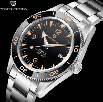2021 New Top Brand PAGANI Design Men's Watches 41mm Classic Retro Automatic Mechanical Watches Sapphire Luxury Reloj Hombre discountshub